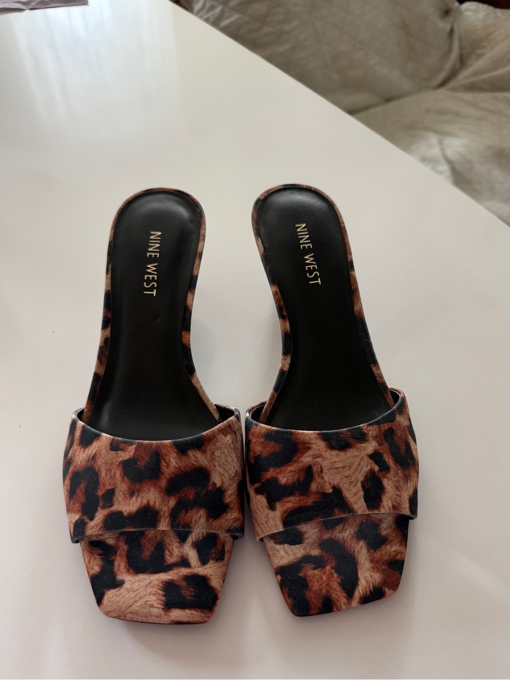 Leopard-Print Kitten Heel